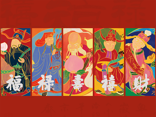 福禄寿禧财 | 冰岛五寨五运臻茶