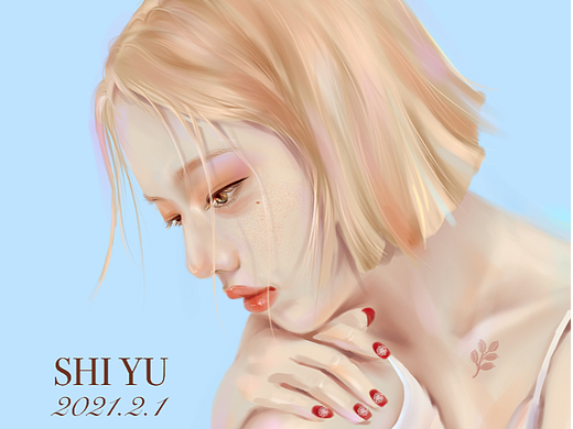 插画 素雅唯美