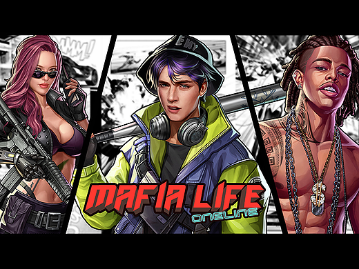 Mafia life游戏美术设计