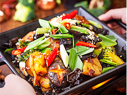 中式美食和西方美食