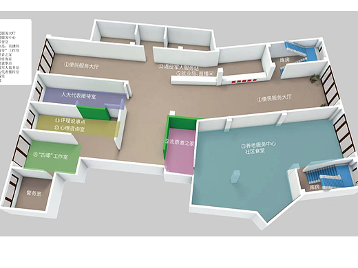 社区功能区域划分（个人主页-ZNjM4NDE4MjQ=） - 建筑/空间 - 站酷设计师张筱勇原创素材 - 站酷ZCOOL