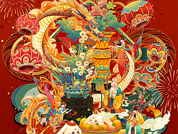商业插画，插画