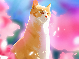 【色彩治愈之旅】#速涂# NO.1 貓