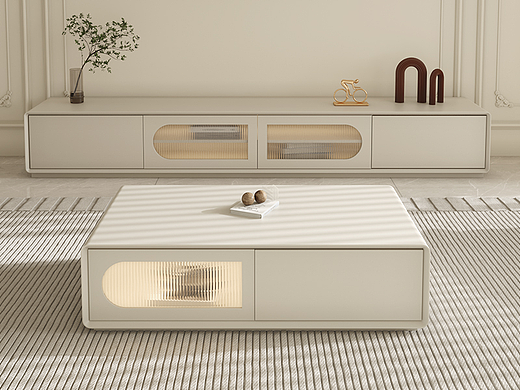 茶几电视柜3D建模渲染详情页