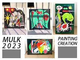 MULK | 布面丙烯繪畫作品