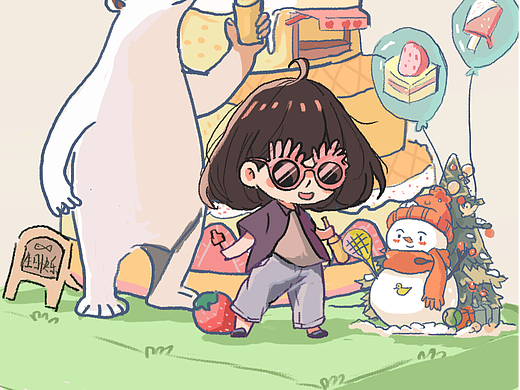 生日狂欢（个人主页-ZNjc4MzYyNzY=） - 创作习作 - 站酷设计师圣诞树下的礼物原创素材 - 站酷ZCOOL