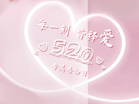 520表白日海报