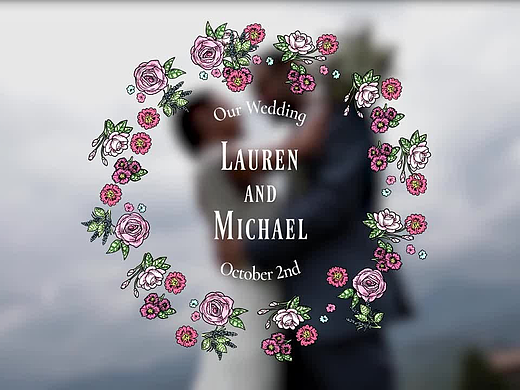 PR模板|独特精美优雅多彩元素花卉婚礼标题包展示