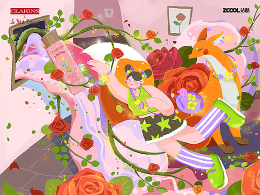 邂逅#粉嫩多巴胺少女#狐狸的画廊