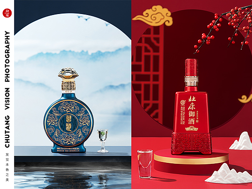 贵州习酒杜康新中式白酒拍摄创意海报摄影◆初塘视觉