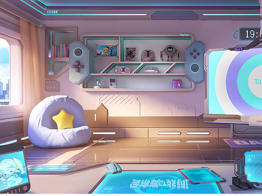 TapTap游戏发布会直播间设计