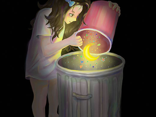 再黑暗的地方也有星辰月光