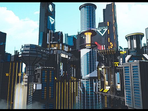 空中之城 场景概念气氛