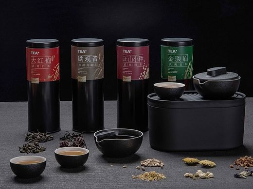 泊喜TEA+私家茶质感包装设计