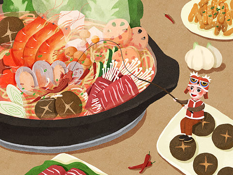 一起恰火锅🍲 海报习作