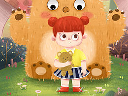 森林儿插系列作品