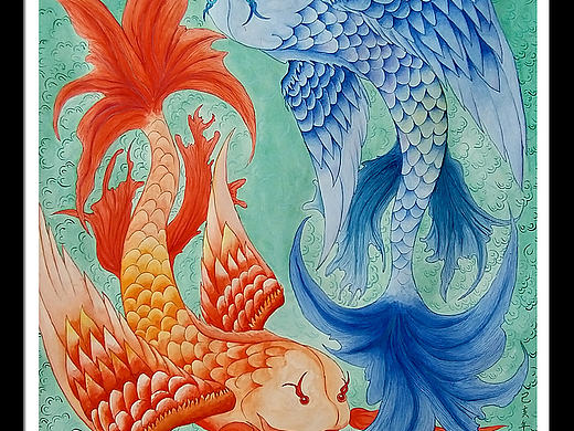 山海经——赢鱼（个人主页-ZNDA3MTM3MDg=） - 其他动漫 - 站酷设计师栗子黎原创素材 - 站酷ZCOOL