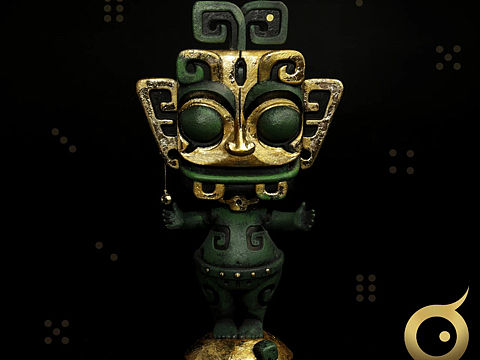 揭秘！跨越千年的青铜金箔面具背后的故事