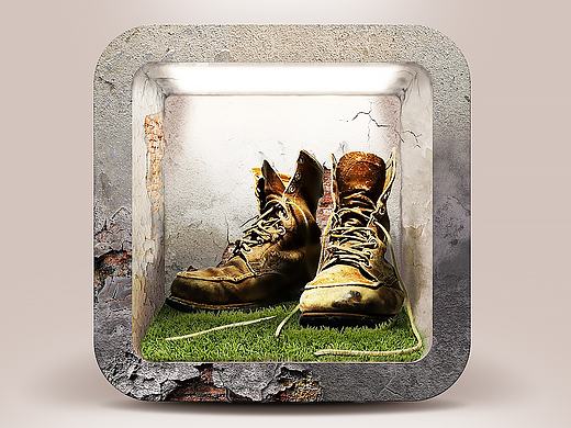 三款UI写实图标练习