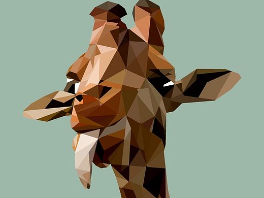 長(zhǎng)頸鹿（個(gè)人主頁-ZMTMxOTM4NjA=） - 圖案 - 站酷設(shè)計(jì)師王四個(gè)字原創(chuàng)素材 - 站酷ZCOOL