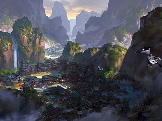 天涯明月刀OL-【云滇】村镇概念设计 