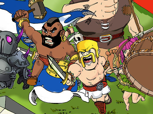 皇室战争 同人图