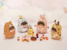 羊毛毡手作 森林里的蛋糕聚会