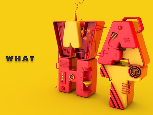 C4D字体练习（个人主页-ZMjExNzc3NTI=） - 其他 - 站酷设计师山沟贤人原创素材 - 站酷ZCOOL