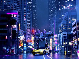  cyberpunk city