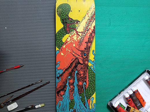 滑板涂鸦（个人主页-ZMzEwOTgxOTI=） - 绘画 - 站酷设计师她叫聪聪原创素材 - 站酷ZCOOL