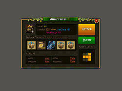 古欧式风格游戏界面设计（个人主页-ZNzkzODky） - 主题/皮肤 - 站酷设计师hutulei原创素材 - 站酷ZCOOL