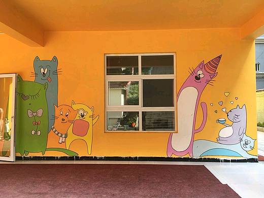 孩子一定喜欢这样装修的幼儿园（个人主页-ZNDQ3NDcxNDg=） - 新锐潮流插画 - 站酷设计师梅川酷査原创素材 - 站酷ZCOOL