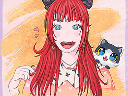 给汪汪画的头像一组