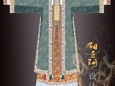 南宋黄升墓半复原汉服设计图