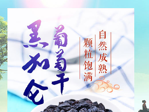 2017-5-2信礼坊黑加仑葡萄干/竖版海报