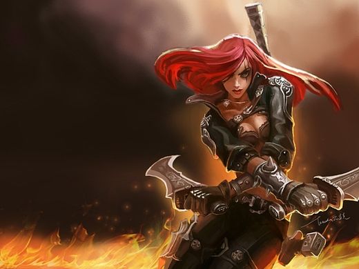 不祥之刃·卡特琳娜（个人主页-ZMTI2OTY0ODg=） - 创作习作 - 站酷设计师JJJJerry原创素材 - 站酷ZCOOL