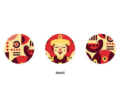 《康熙与鸟》（个人主页-ZMjI0MDA2MTY=） - 图案 - 站酷设计师猴哈猴辣原创素材 - 站酷ZCOOL