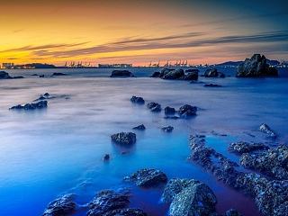 烟台海边风光
