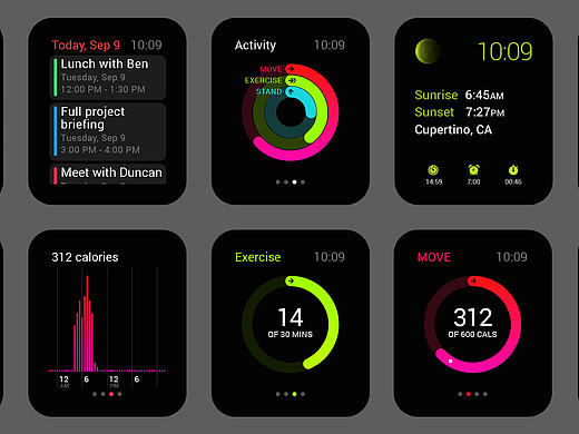 apple watch 的锻炼