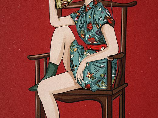 國潮手繪（個(gè)人主頁-ZNDE0NjQzMjQ=） - 創(chuàng)作習(xí)作 - 站酷設(shè)計(jì)師Jackie黑黑原創(chuàng)素材 - 站酷ZCOOL