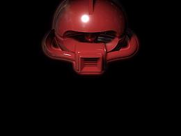 C4D紅色有角三倍速頭部嘗試