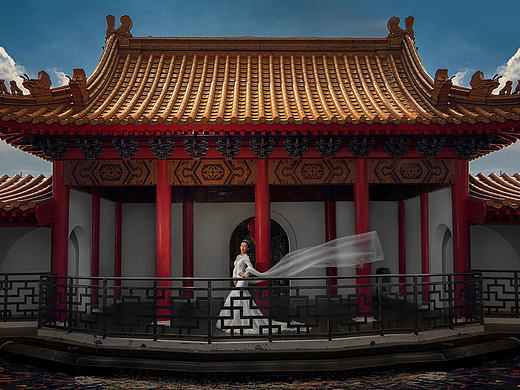 ［中国古风 庄重之美］中国古风婚纱作品 （wppi获奖）