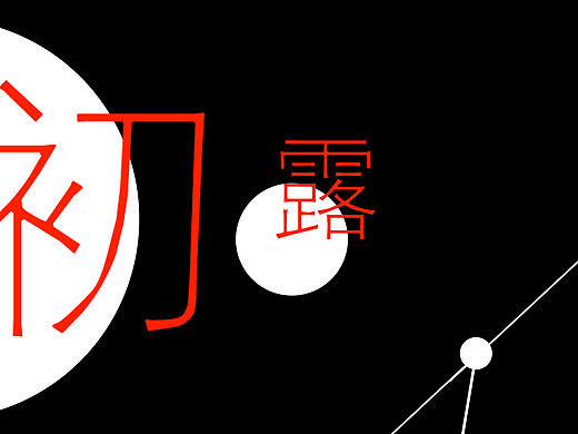 14年的作业，课程是版式设计-散点       