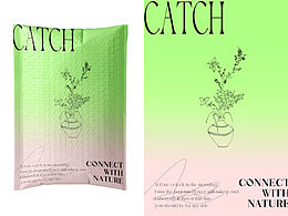 粉绿春日搭配色气泡袋设计｜包装设计