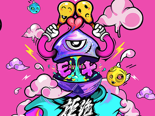 《KFC+奇葩来了》奇葩桶产品包装设计 －serfaico.mao毛婷 