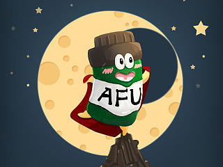 手绘阿芙小绿瓶形象 吉祥物？