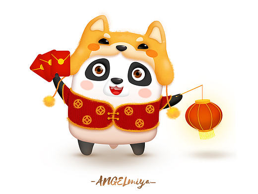 (●￣(ｴ)￣●)大熊猫给大家拜早年咯~~