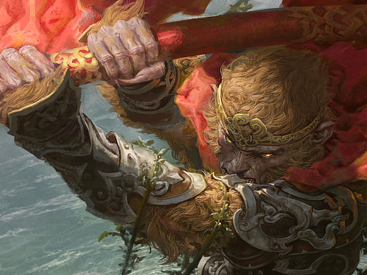 钟风华《乱石山碧波潭-九头虫》（个人主页-ZMTc0NDIyNzI=） - 游戏原画 - 站酷设计师萌芽_M原创素材 - 站酷ZCOOL