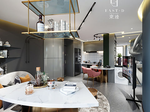 现代单身公寓表现