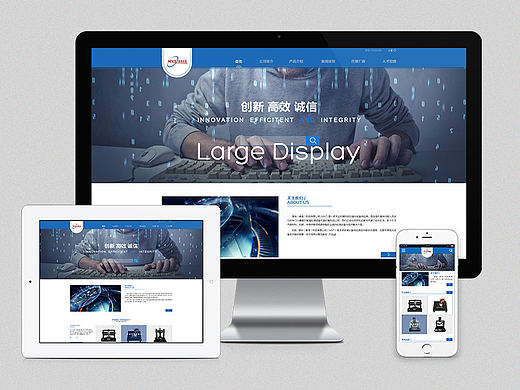 网页设计-微纳科技有限公司网页设计改版